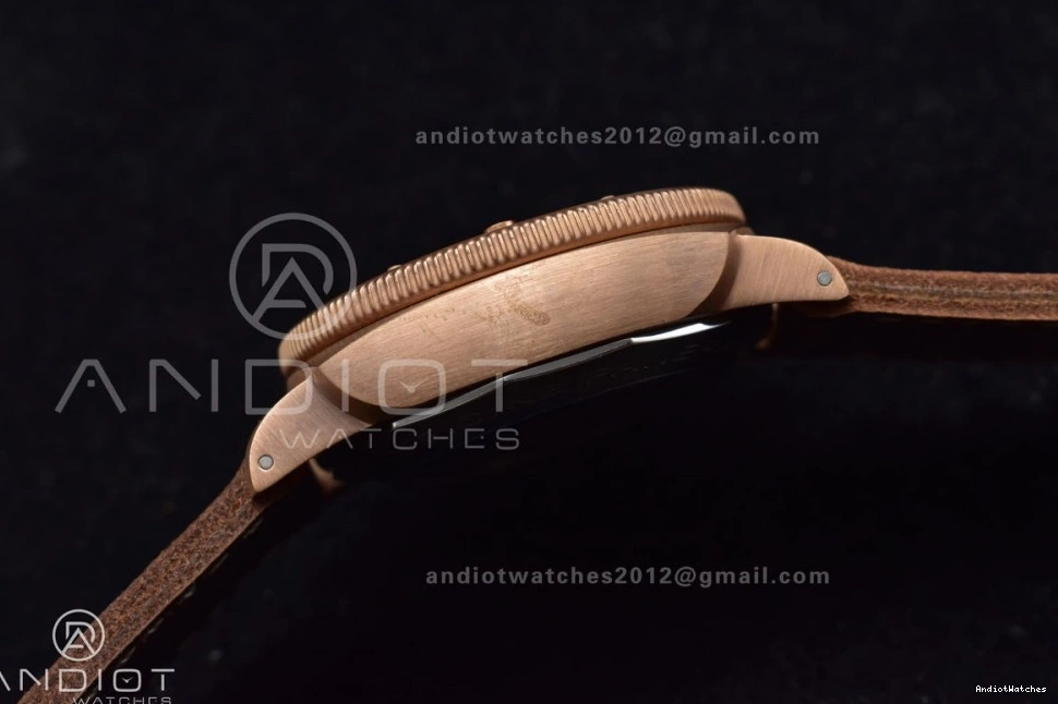 Super Edition N Bronzo Calfskin P.9000 PAM382 VSF 987 V Clone Strap 1:1 Distressed WrinkleFree Best on Brown 1008